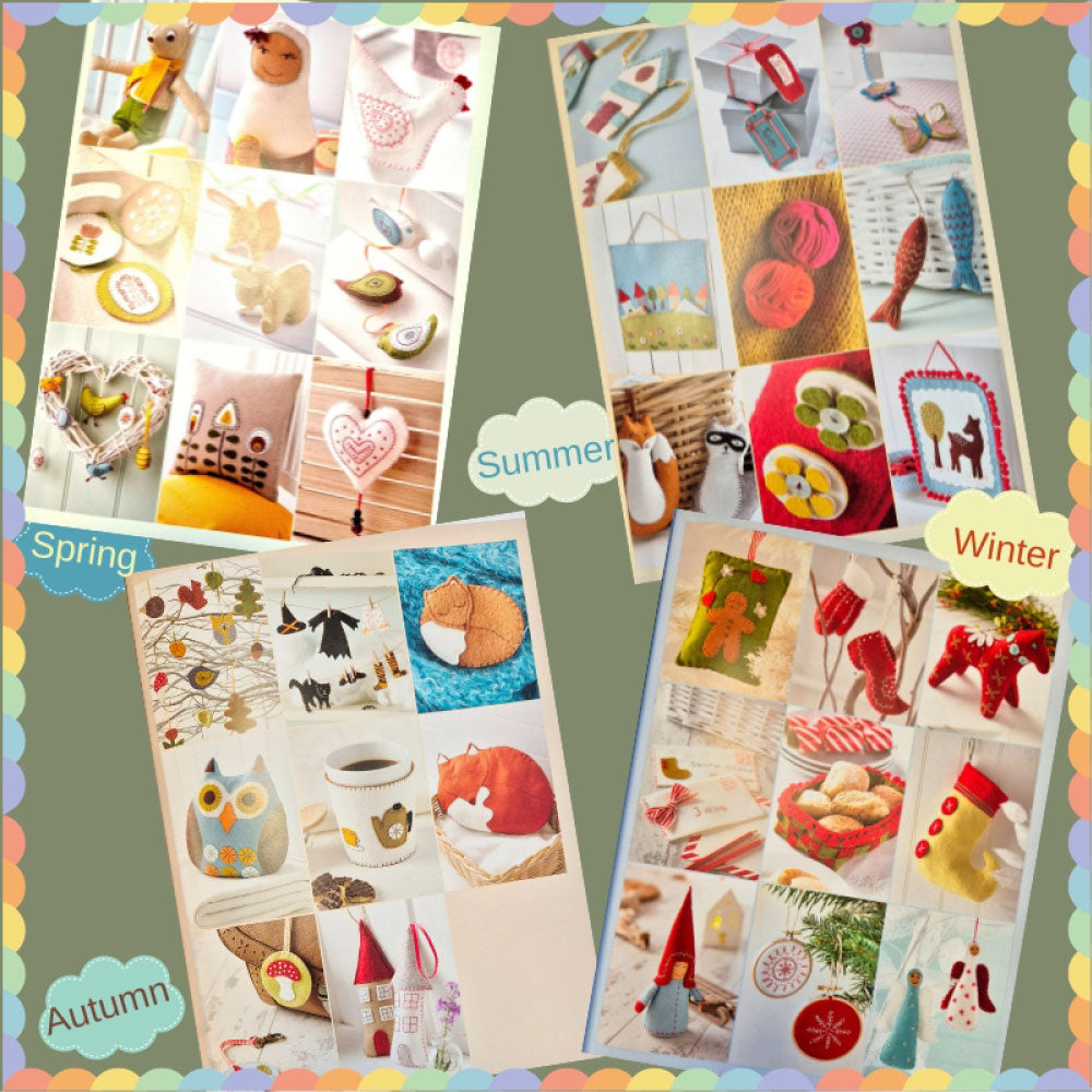 A Year of Felt Decorations: Easy-to-sew accessories for every season