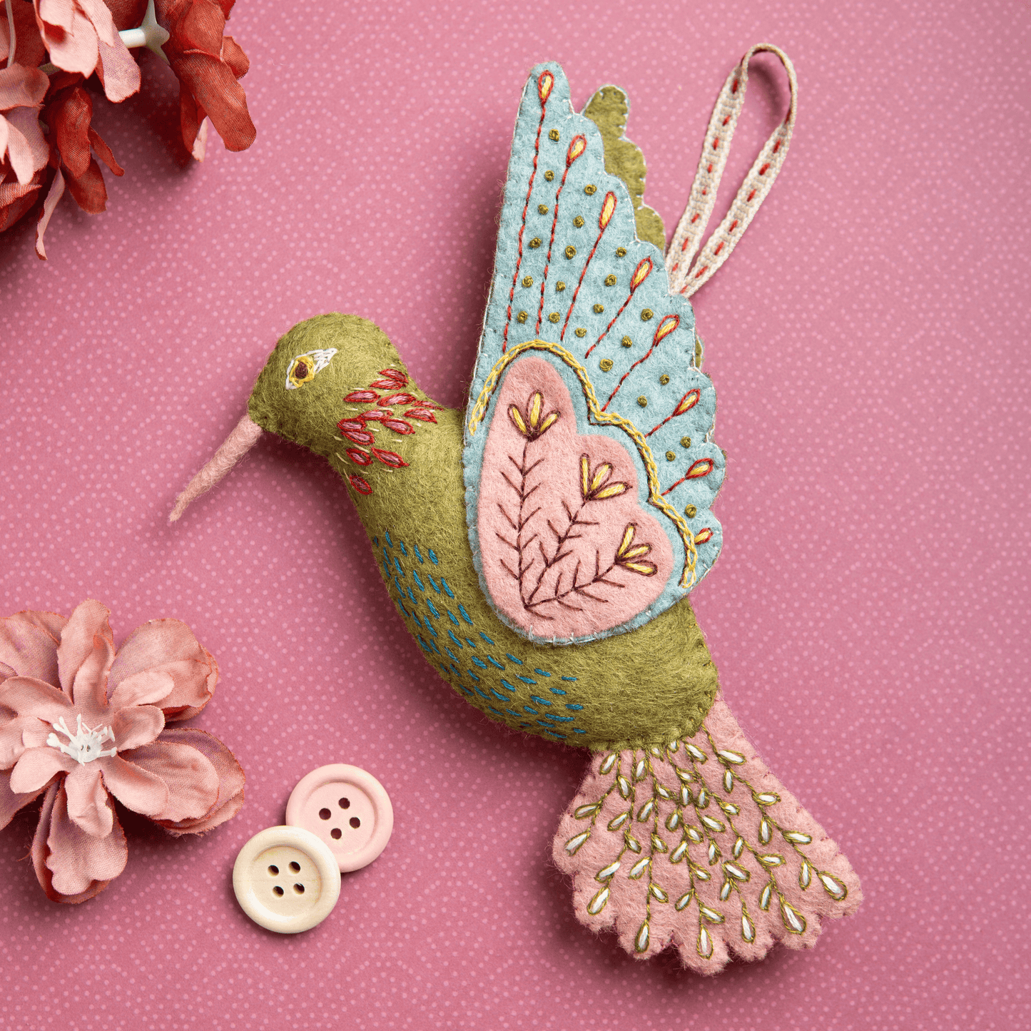 Hummingbird Felt Craft Mini Kit