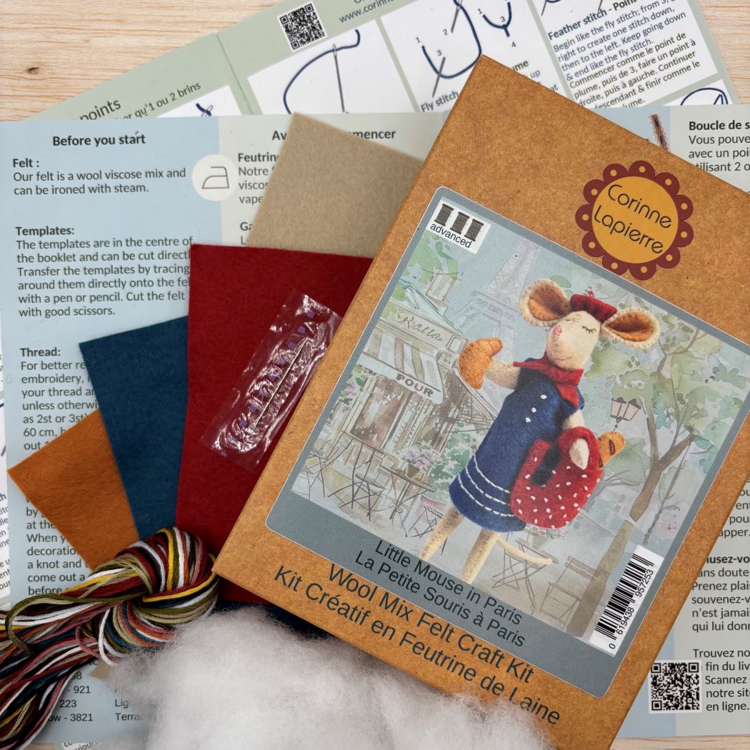 Little Mouse in Paris Felt Craft Mini Kit