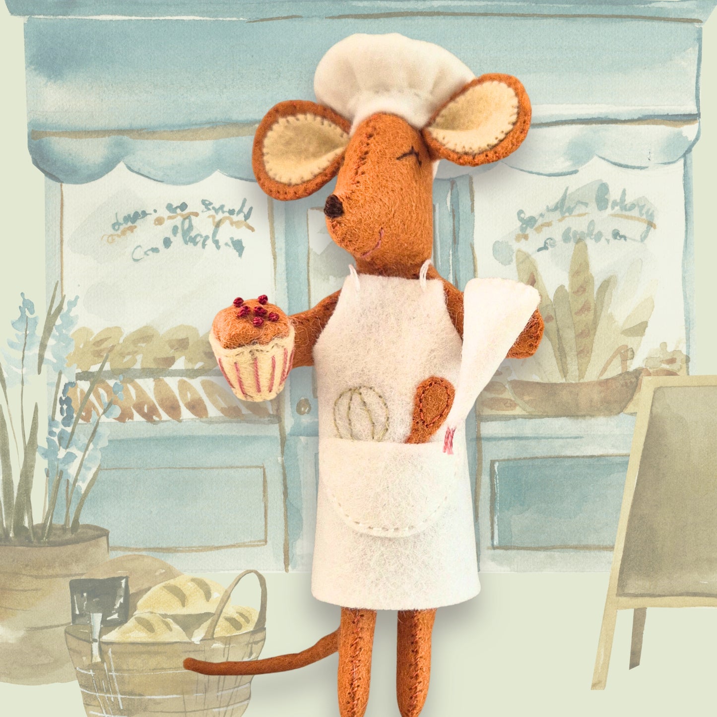 Little Mouse the Baker Felt Craft Mini Kit
