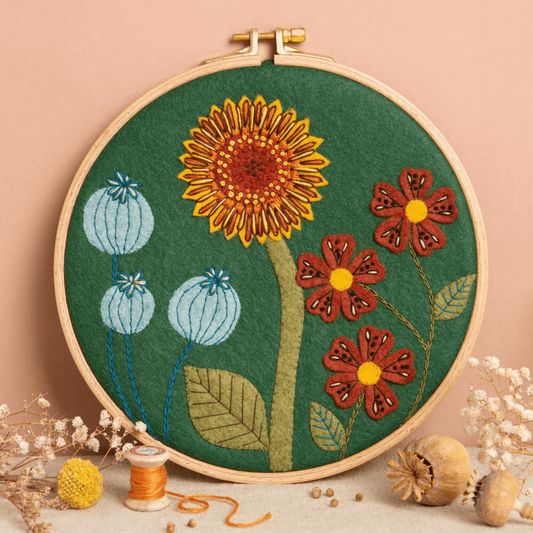 Botanical Felt Applique Hoop Kit