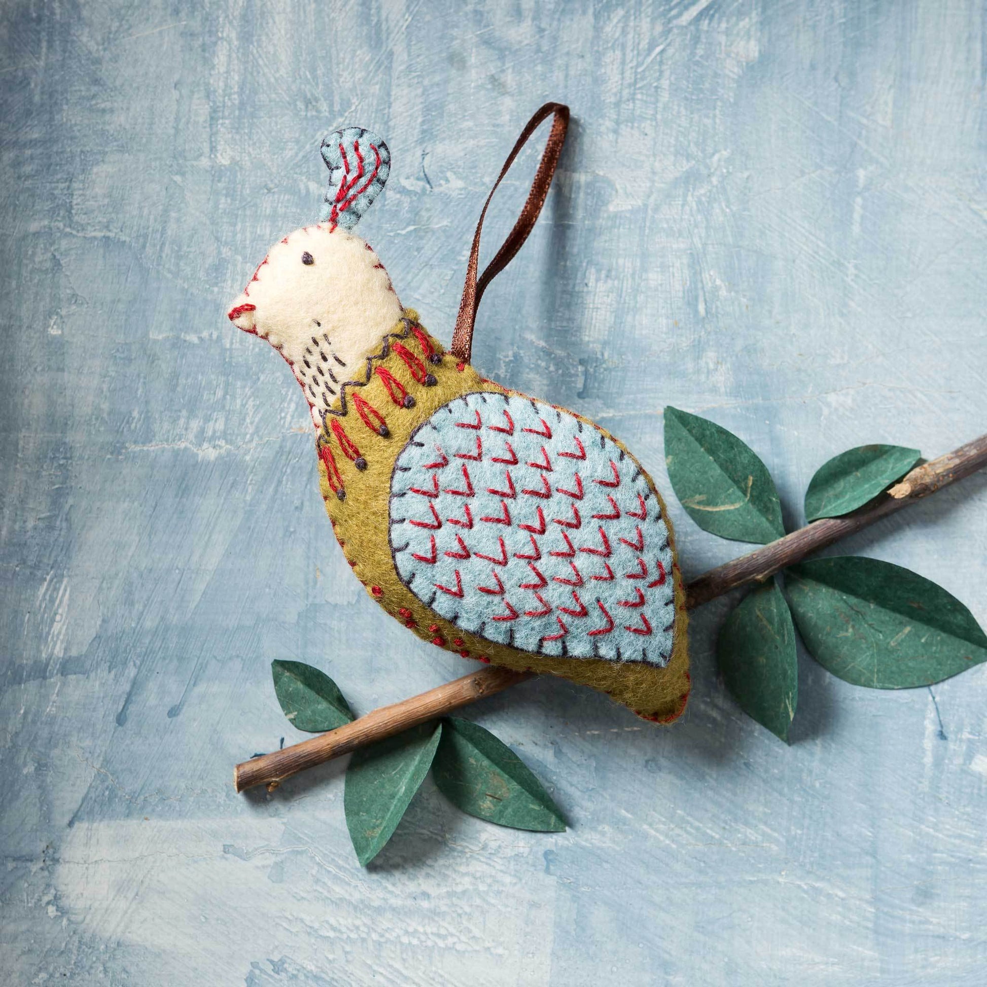 Corinne Lapierre Partridge from 12 Days of Christmas Felt Craft Kit. Partridge.