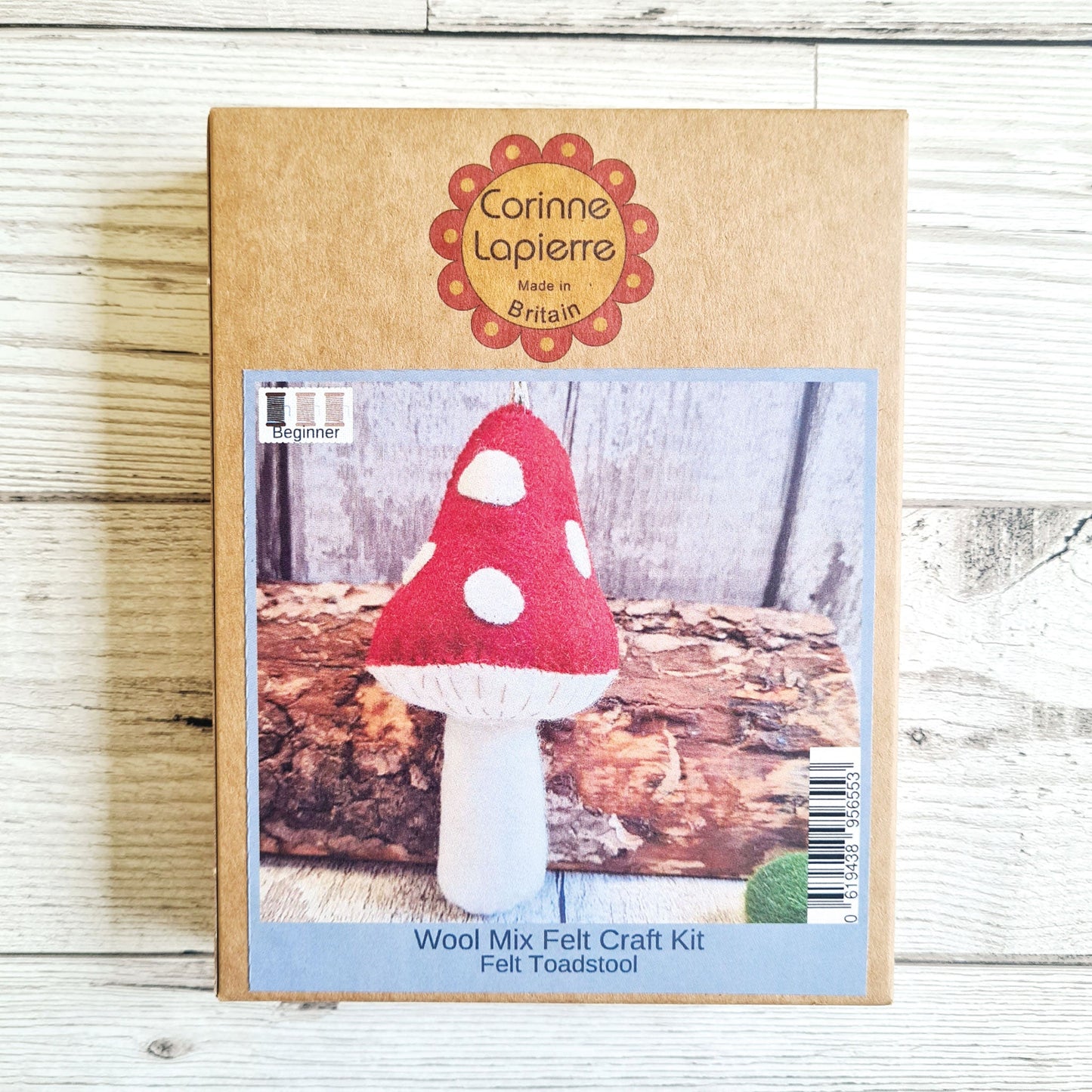 Toadstool Felt Craft Mini Kit