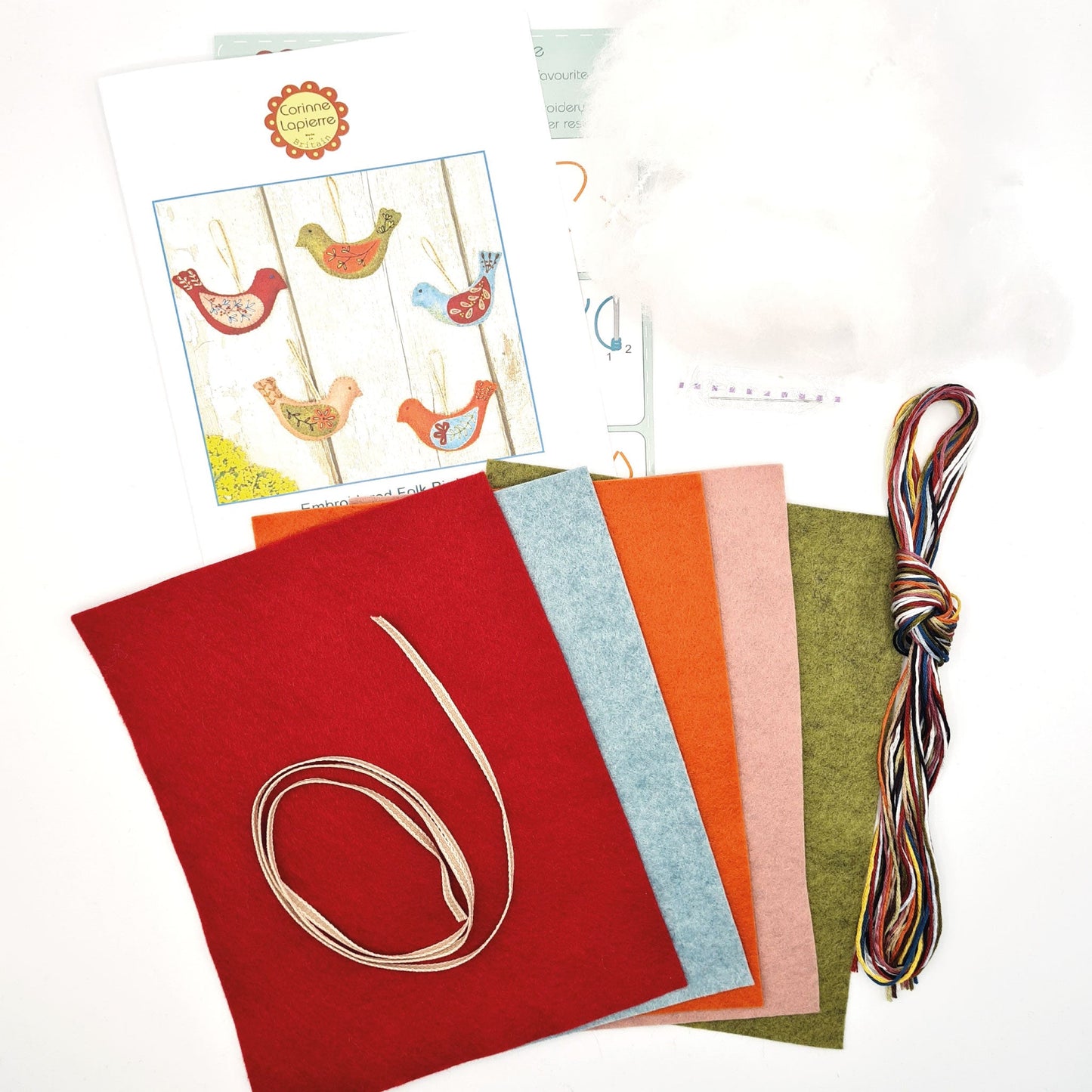 Folk Birds Felt Craft Kit