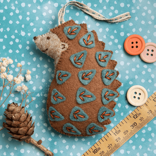 Folk Hedgehog Felt Craft Mini Kit