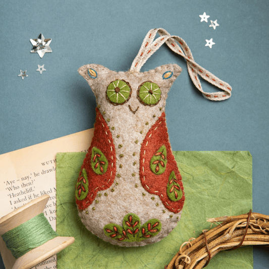 Folk Owl Felt Craft Mini Kit