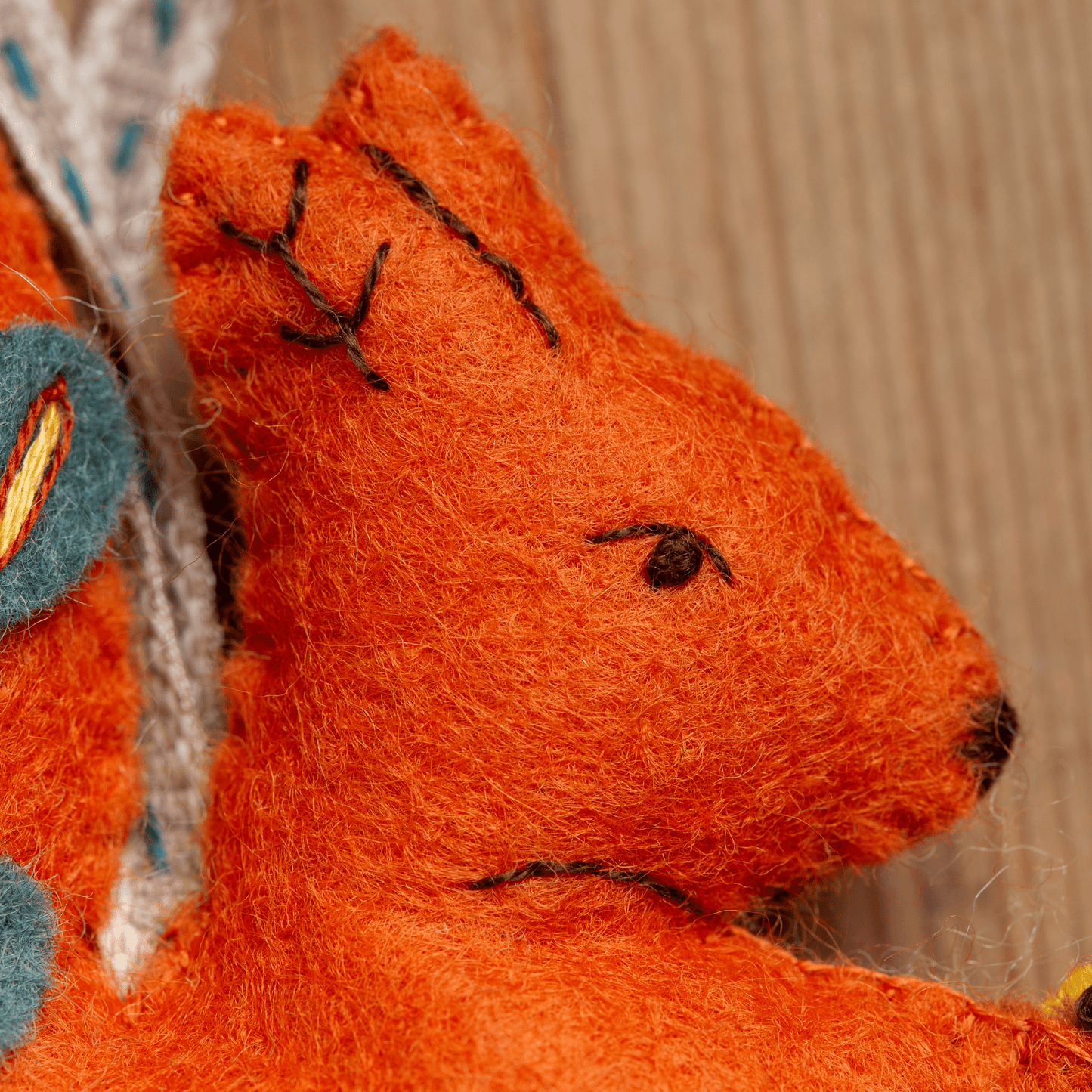 Folk Squirrel Felt Craft Mini Kit