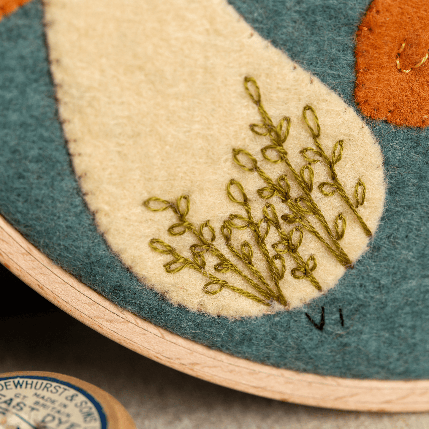 Fungi Felt Applique Hoop Kit