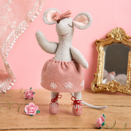 Little Mouse The Ballet Dancer Felt Craft Mini Kit