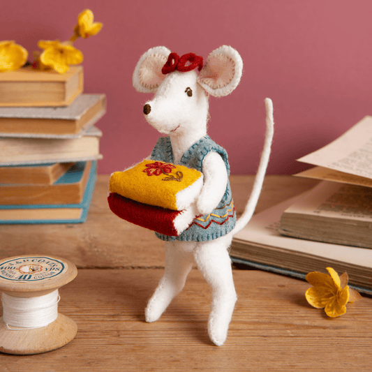 Little Mouse The Librarian Felt Craft Mini Kit