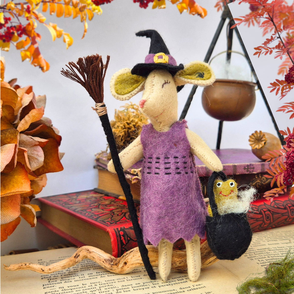 Little Mouse is a Witch Felt Craft Mini Kit