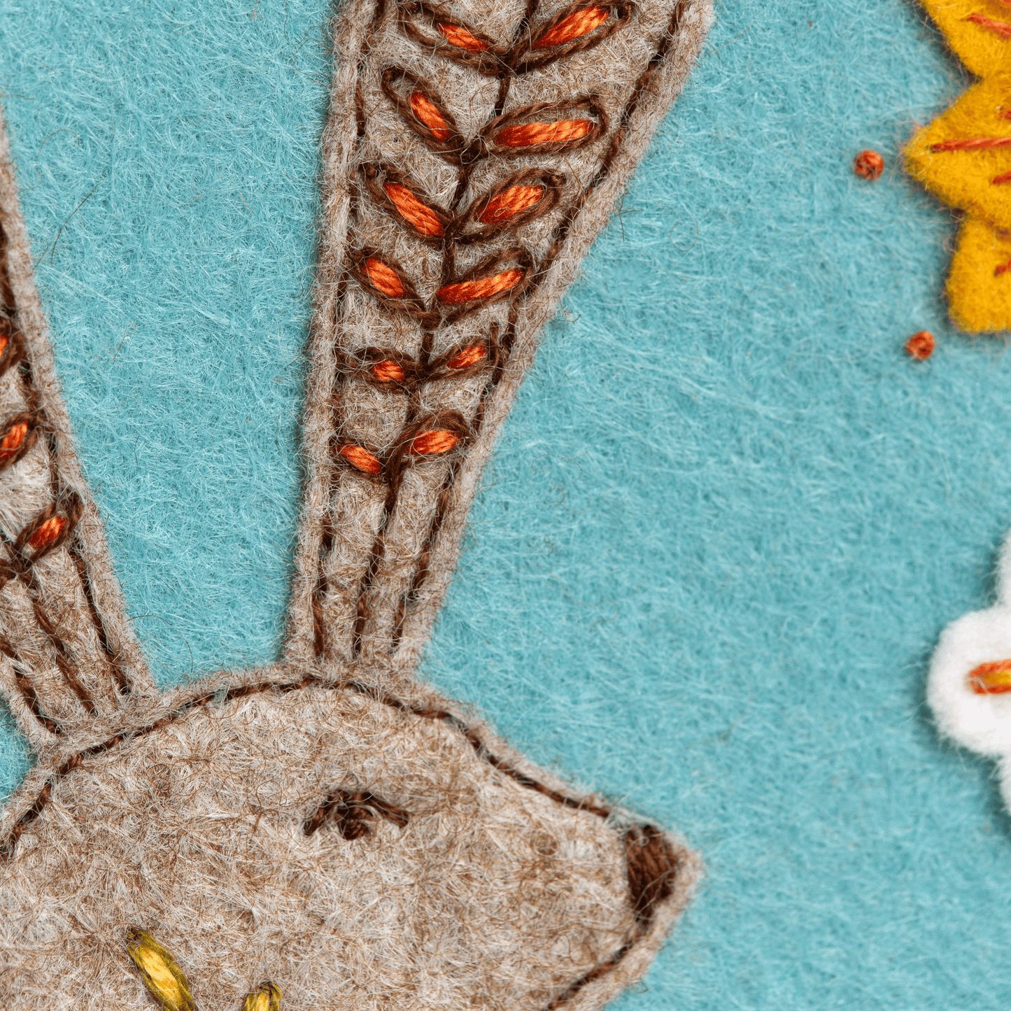 Wild Hare Felt Applique Hoop Kit