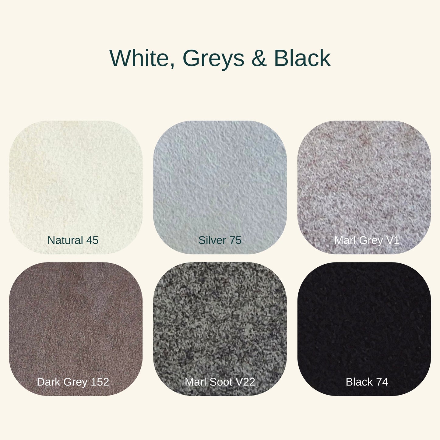 Felt Bundle of 10 sheets - single colour